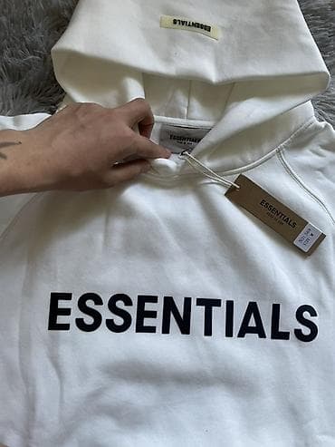 Толстовки: Худи Essentials Fear of God - Модель: классическое худи с капюшоном и — 3