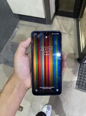 Техника и электроника: Samsung Galaxy A32, Б/у, 128 ГБ, цвет - Фиолетовый, 2 SIM — 1