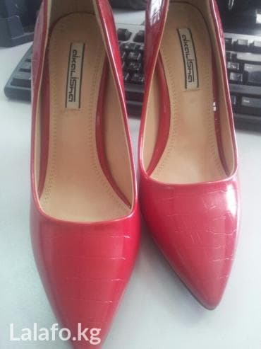 высокий каблук: Продаю новые туфли 10 см. красивый красный цвет фирма Aikalisha — 4