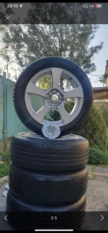 Колеса в сборе R 17, Лето, Б/у, Комплект, Литые — 3