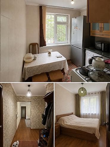 104: 3 комнаты, 58 м², 104 серия, 2 этаж, Косметический ремонт — 3