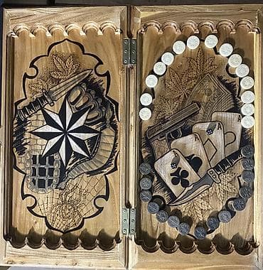 Нарды ручной Работы Из натурального дерева! Имеется большой