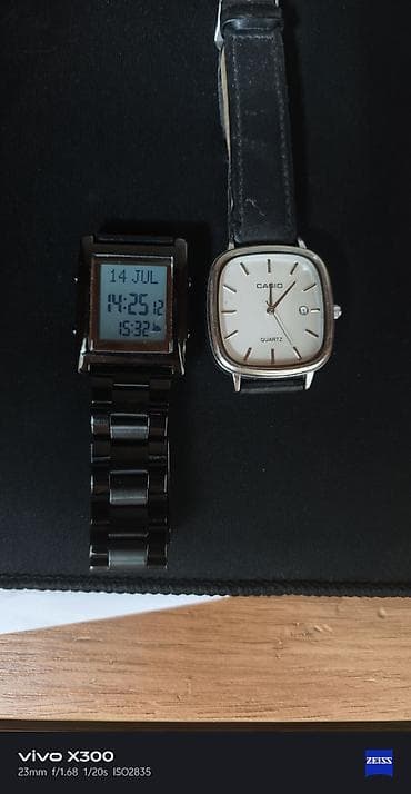 Наручные часы — комплект из двух моделей. 1) Casio Quartz