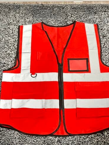 светоотражающие: Светоотражающие жилеты. Строительные жилеты. Каски строительные и — 4