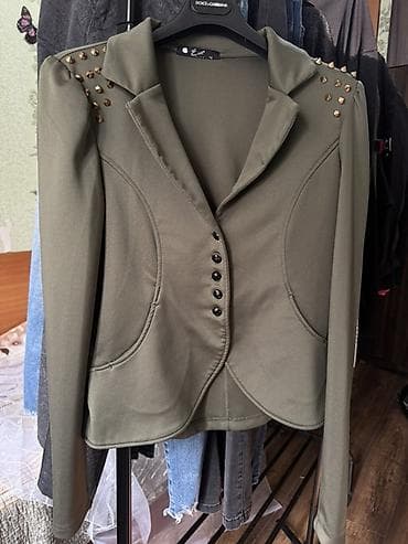 zar: Женские жакеты (2 модели) 1) Жакет H&M без воротника 500с новый - — 3