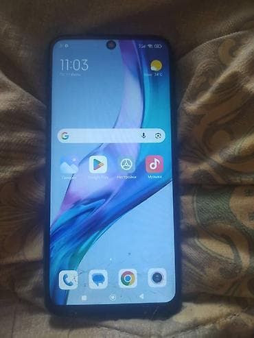 смартфон xiaomi 14t: Redmi, Redmi Note 10, Б/у, 128 ГБ, цвет - Белый, 2 SIM — 2
