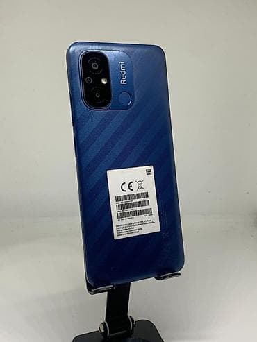 poco c75: Redmi, Redmi 12C, Б/у, 128 ГБ, цвет - Синий, 2 SIM — 1