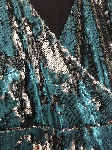 оптовая: Вечернее платье, Коктейльное, Короткая модель, С рукавами, Стразы, M — 4