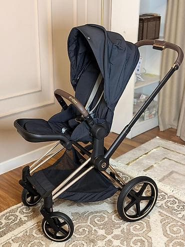 dearest коляска: Коляска, Cybex, цвет - Черный, Б/у — 3