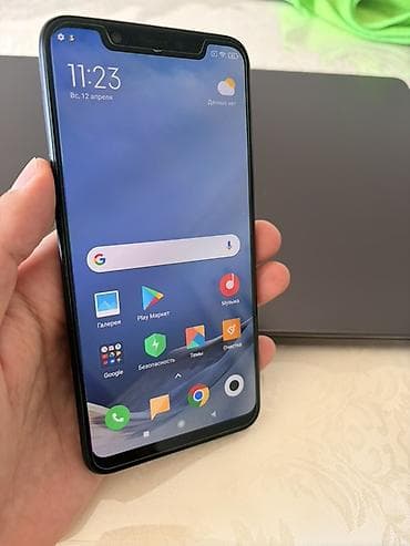 Xiaomi, Mi 8, Б/у, 64 ГБ, цвет - Черный, 2 SIM