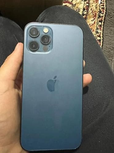 IPhone 12 Pro, Б/у, 128 ГБ, Голубой, 76 % at lalafo.kg IPhone 12 Pro, Б/у, 128 ГБ, Голубой, 76 %