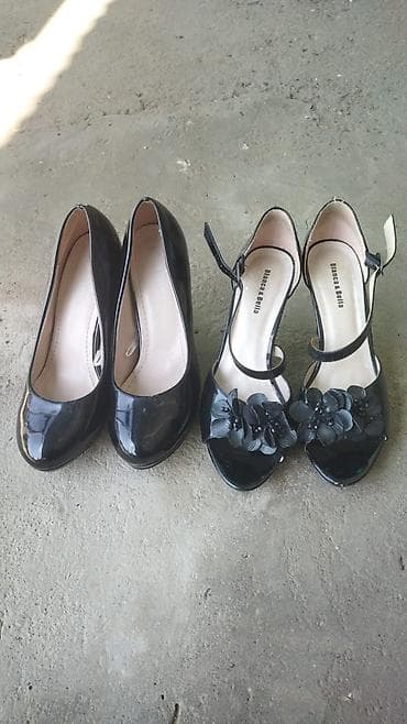 черные женские туфли: Туфли, 37, 38, Balenciaga, Б/у, цвет - Черный — 3