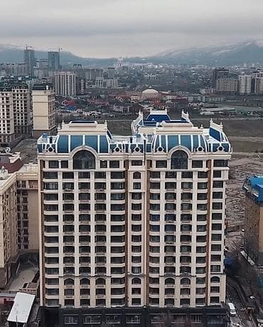 Квартиры: 2 комнаты, 66 м², Элитка, Ак-Кеме (старый аэропорт) Элитка, 10 этаж, ПСО (под самоотделку) — 3