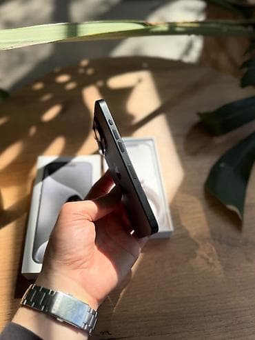 apple 9: IPhone 15 Pro, Новый, 256 ГБ, Black Titanium, Коробка, 91 % — 4