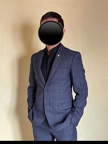 Толстовкалар: Эркектердин костюму, M, Жаңы, түсү - Көк, Өзү алып кетүү, Акысыз жеткирүү — 3