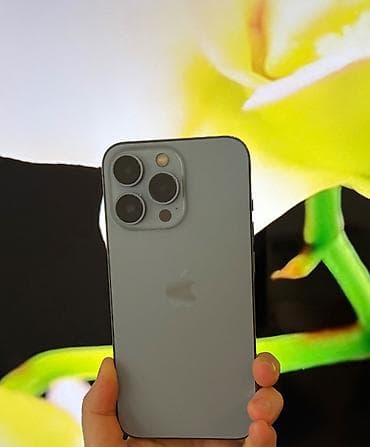 IPhone 13 Pro, Новый, 128 ГБ, Sierra Blue, Защитное стекло, Чехол, Кабель, 76 % — 3