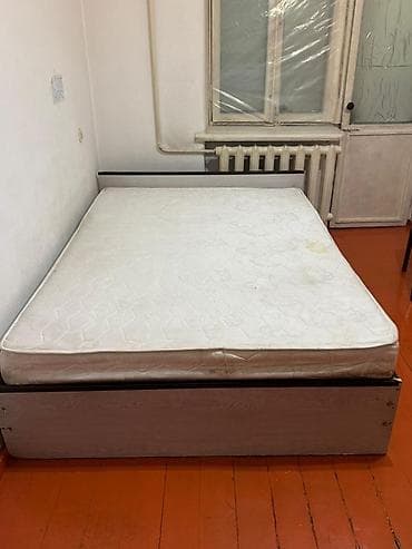 Полки, стеллажи: Спальный гарнитур, Двуспальная кровать, Дерево, цвет - Серый — 3