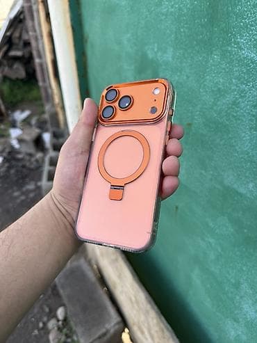 монитор 2к: IPhone 17 Pro Max, 512 ГБ, Оранжевый, Чехол, 100 % — 2