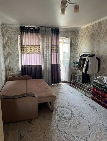 binar: 1 комната, 36 м², Кок-Жар мкр 106 серия, 5 этаж, Косметический ремонт — 1