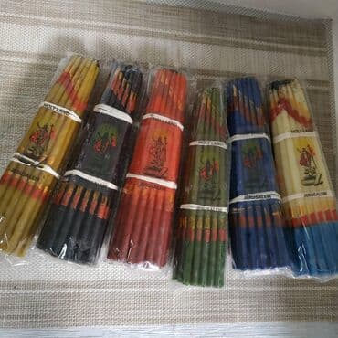 продаю свечи: Иерусалимские свечи - опалены Благодатным Огнём. Связка состоит из 33 — 2