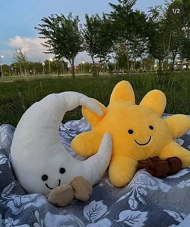 Жууркандар жана пледдер: Мягкие игрушки и аксессуары с милыми мордашками - Подушка‑игрушка — 3