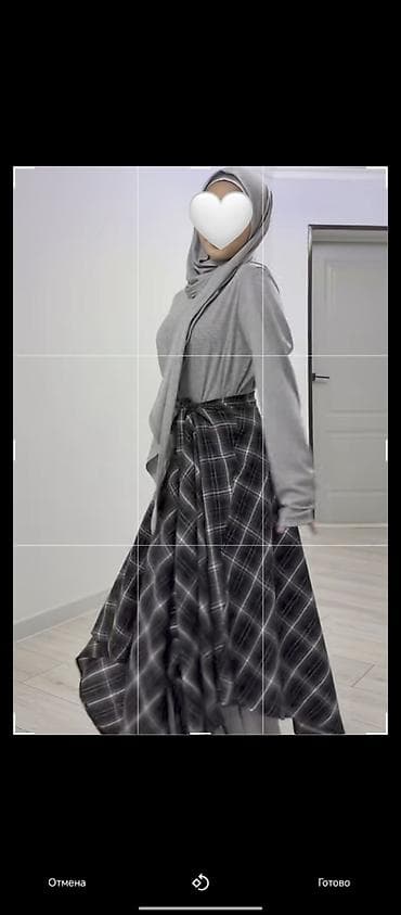 Юбка, Модель юбки: Шотландка, Макси, По талии