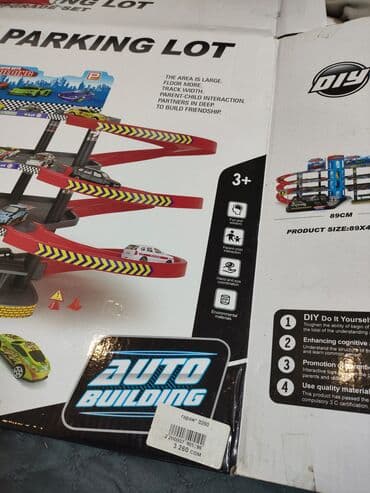 кукла домик: Парковка с лифтом для маленьких машинок типа hot wheels — 3