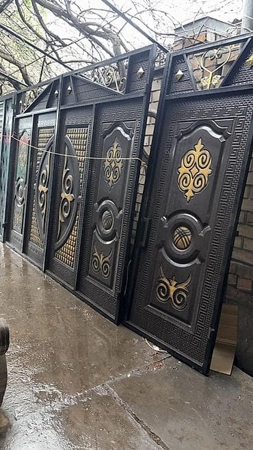 Ачылма дарбазалар: Металлические въездные ворота премиум‑класса - Материал: сталь с — 7
