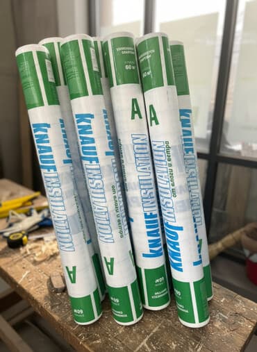 Рулонная гидро-ветрозащитная мембрана Knauf Insulation. Предназначена