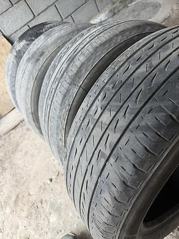 шины bridgestone: Шины 225 / 55 / R 17, Лето, Б/у, Комплект, Легковые, Япония, Bridgestone — 1