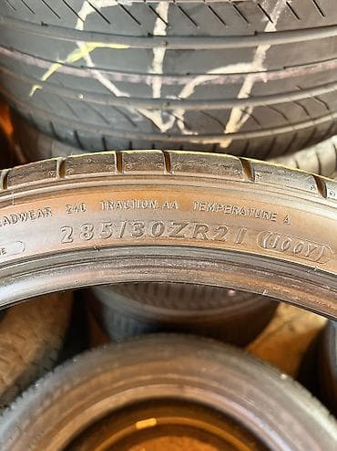 Унаа: Шиналар 285 / 30 / R 21, Жай, Колдонулган, Комплект, Германия, Continental — 10