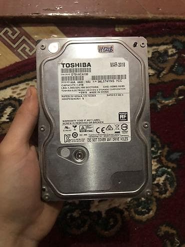 1tb hhd: Накопитель для ПК, Toshiba, HDD, 1 ТБ, 3.5", Для ПК — 1