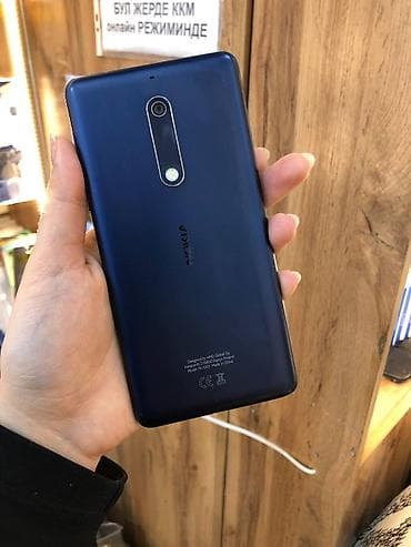 nokia e51: Nokia 5, Б/у, 16 ГБ, цвет - Синий, 2 SIM — 1