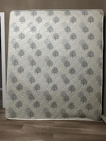 Спальный матрас, Б/у, Двуспальный, Кыргызстан, Пружинный, Матрасы средней жесткости, Самовывоз, Платная доставка