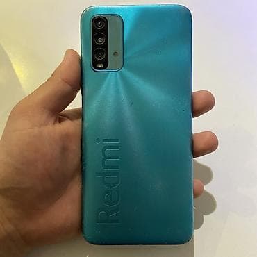 samsung tab: Redmi, Redmi 9T, Б/у, 128 ГБ, цвет - Синий, 2 SIM — 1