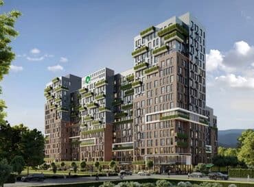 жк изумруд: Строится, Элитка, 1 комната, 46 м² — 2