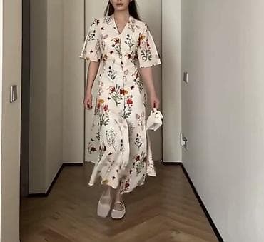 жилетка mango: Повседневное платье, Китай, Лето, Длинная модель, M — 1