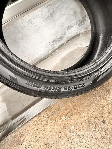 Шиналар 235 / 45 / R 18, Жай, Колдонулган, Жуп, Жеңил унаалар, Корея, Hankook — 8