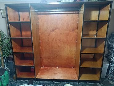 кышкы кийимдер: Шифоньерлер, кийидер үчүн шкафтар, Түз, Башка материал — 1