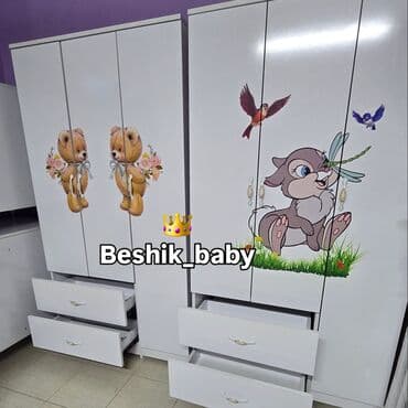 кровать манеж с пеленальным столиком: Манеж керебет, Жаңы, Комоду менен, Бөлүп төлөө менен, ЛДСП — 2