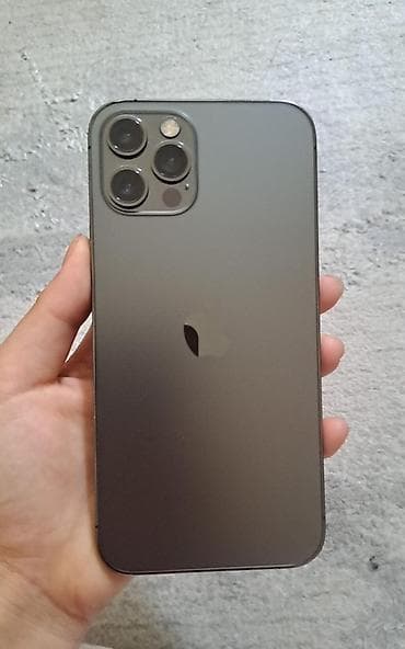 IPhone 12 Pro, Б/у, 256 ГБ, Matte Space Gray, Коробка, 73 % at lalafo.kg IPhone 12 Pro, Б/у, 256 ГБ, Matte Space Gray, Коробка, 73 %