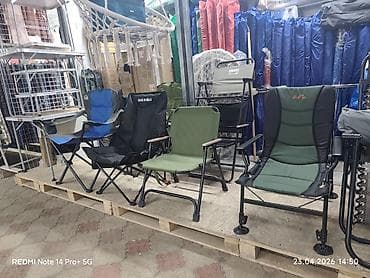 карповое кресло: Походный складной стул, Другой материал, цвет - Зеленый — 2