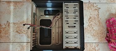 Стол компьютерлери жана комлектөөчүлөр: ПК корпусу, Колдонулган, Jump, ATX, түсү - Кара — 7