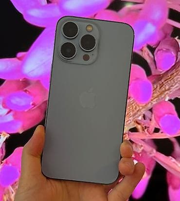 IPhone 13 Pro, Новый, 128 ГБ, Sierra Blue, Защитное стекло, Чехол, Кабель, 76 % — 8