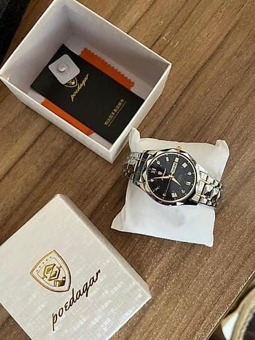 Набор электронных гаджетов и аксессуаров: 1) Наручные часы Poedagar -