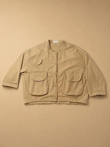ош куртка: Кардиган, Пахта, Кыска модель, Күз-жаз, Чөнтөктөрү менен — 1