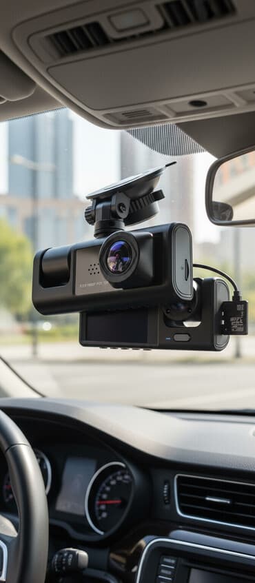 камера для авто: Видеорегистратор Новый, На лобовое стекло, Без GPS, Есть G-Sensor, Без антирадара — 1