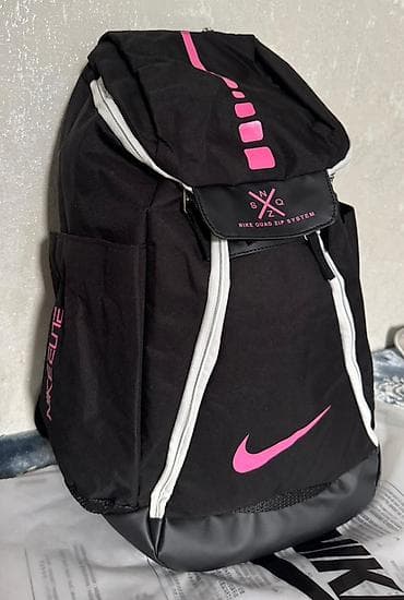 рюкзак nike: Рюкзак Nike Elite (черно-розовый) - Цвет: черный с розовыми акцентами — 3