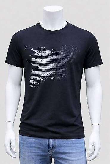 Плащи: Мужская футболка с принтом «типографика» Nike Производство Турция — 5