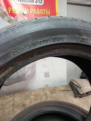 кia k3: Шины 215 / 50 / R 17, Лето, Б/у, Комплект, Легковые, Япония, Bridgestone — 2